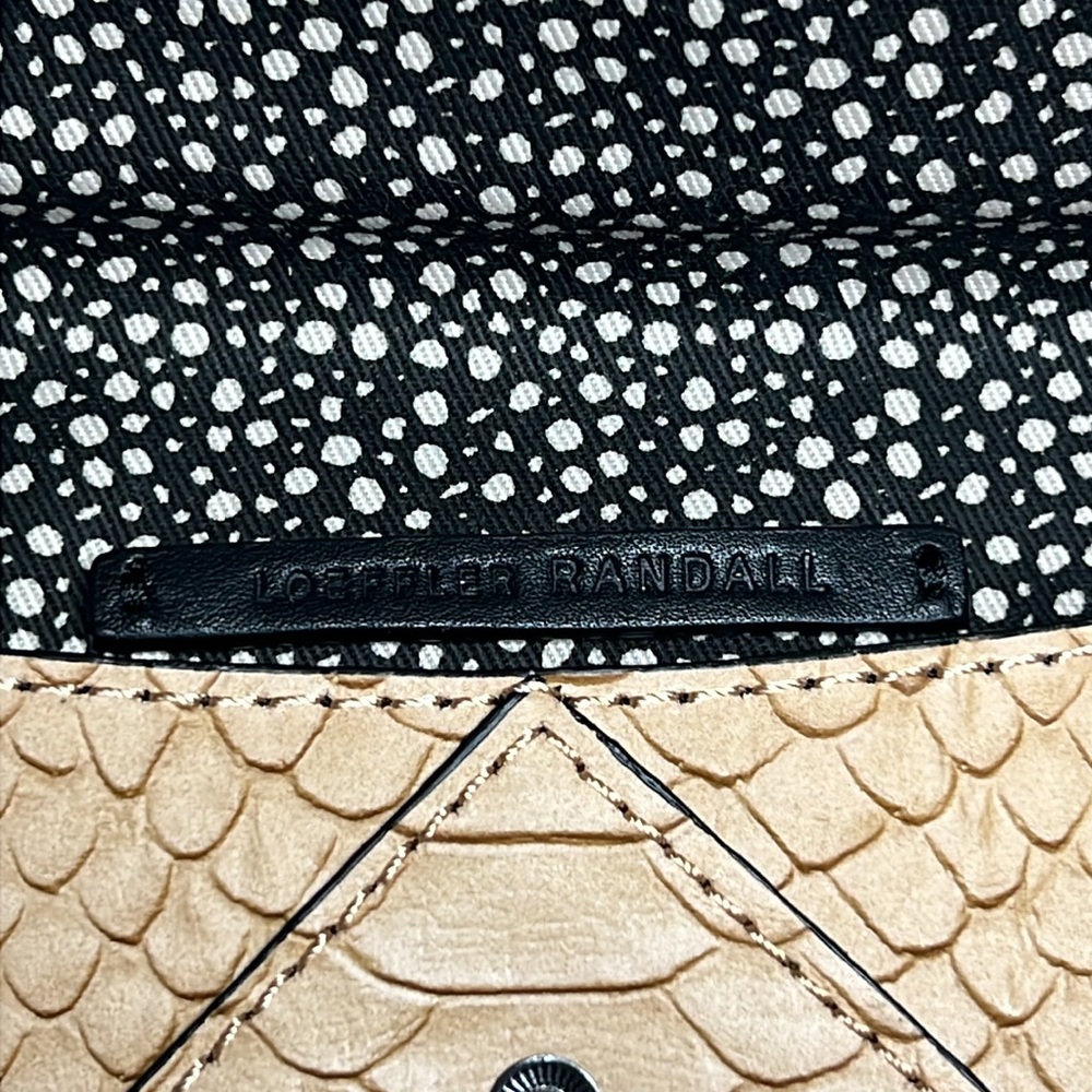 Loeffler Randall Python Embossed Clutch - Picture 5 of 16